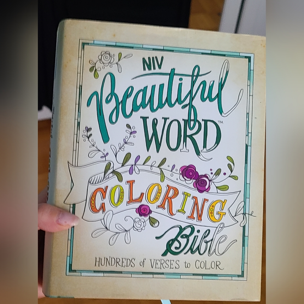 Beautiful Word Colouring NIV Christian Bible GIFT Brand New